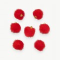 Подвеска шарик 16 мм (1 шт), красный №5