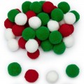 Помпоны Premium 1,8-2 см (25 шт), ассорти