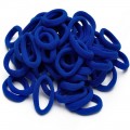 Резинки бесшовные для волос 3 см (10 шт), темно-синий №56