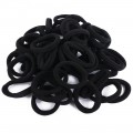 Резинки бесшовные для волос "Premium" 4 см (10 шт), черный №2
