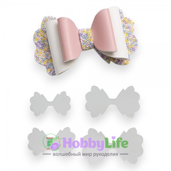 Набор пластиковых шаблонов 1 мм "Набор Хвостиков №6"