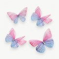 Бабочки шифоновые средние 4,5 см (1 шт), №12