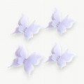 Бабочки шифоновые трехслойные 5 см (1 шт), фиолетовый №37
