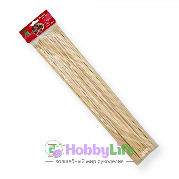 Шпажки бамбуковые 40 см (~45 шт) d=4 мм