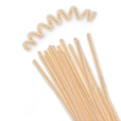 Синельная проволока 30 см, бежевая (1 шт)