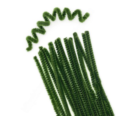 Синельная проволока 30 см, травяная (1 шт)