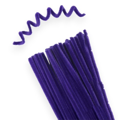 Синельная проволока 30 см, фиолетовая (1 шт)