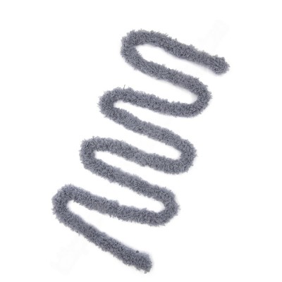 Синельная проволока плюшевая 1 м, серый (1 шт)
