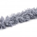 Синельная проволока плюшевая 1 м, серый (1 шт)