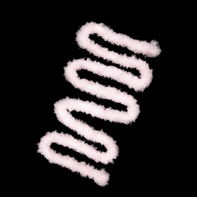 Синельная проволока плюшевая 1 м, розовый (1 шт)