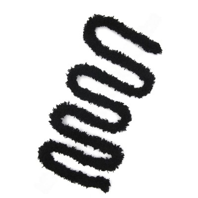 Синельная проволока плюшевая 1 м, черный (1 шт)