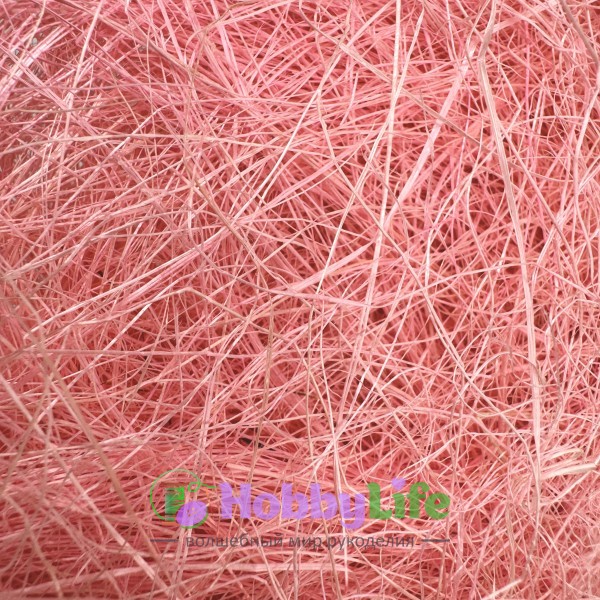 Сизаль 100 г, розовый