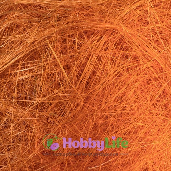 Сизаль 100 г, оранжевый