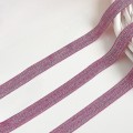 Тесьма эластичная с люрексом 1,5 см (1 м), фукси