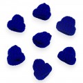 Фурнитура "Шапочка" 3,5*3,5 см (1 шт), синий