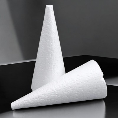 Пенопластовый конус шероховатый 24*10 см (1 шт)