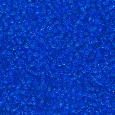 Бисер Preciosa 10/0, прозрачный синий уп.50г