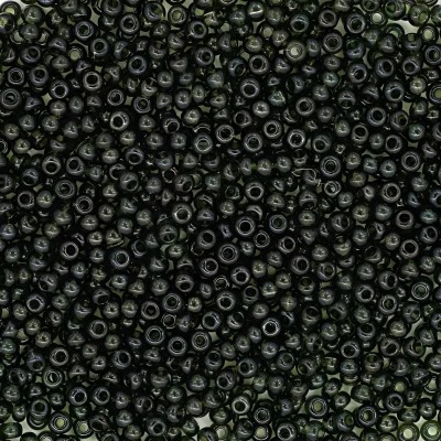 Бисер Preciosa 10/0, прозрачный темно-оливковый уп.50г